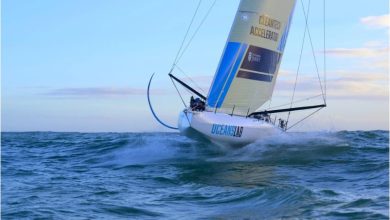 The first hydrogen-powered racing boat, OceansLab © Olivier Blanchet