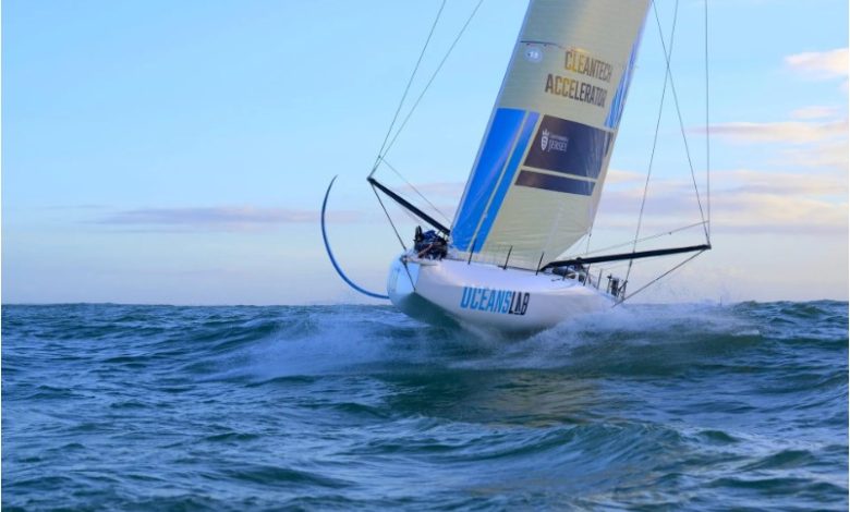 The first hydrogen-powered racing boat, OceansLab © Olivier Blanchet