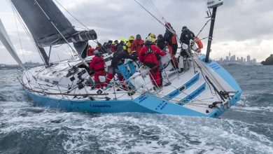 Antipodes finishing the Sydney to Auckland Ocean Race 2023 © RPAYC