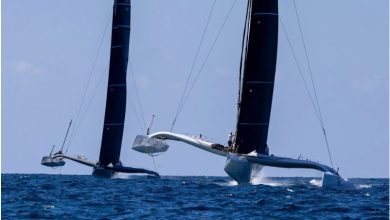 Argo v Zoulou during this spring's Antigua 360 © RORC / Tim Wright