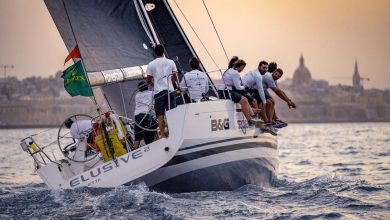 Christoph, Aaron & Maya Podesta's Elusive II during the Rolex Middle Sea Race - photo © Rolex / Kurt Arrigo