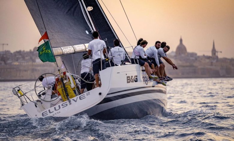 Christoph, Aaron & Maya Podesta's Elusive II during the Rolex Middle Sea Race - photo © Rolex / Kurt Arrigo
