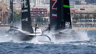 INEOS Britannia vs - Orient Express - Race 13 - Day 4 - Round Robin 1 - Louis Vuitton Cup - September 1, 2024 - Barcelona © Ricardo Pinto / America's Cu