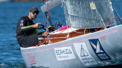 USA's Chris Poole on Bermuda Gold Cup Day 4 - photo © Ian Roman / WMRT