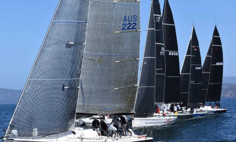 Expect close racing across the fleets in the Banjo's Shoreline Crown Series Bellerive Regatta © Jane Austin