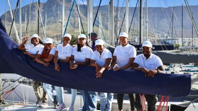 Young all-female RCYC Academy crew & pioneering marine research unveiled by RCYC, at the Cape2Rio Race launch © Royal Cape Yacht Club