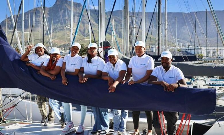 Young all-female RCYC Academy crew & pioneering marine research unveiled by RCYC, at the Cape2Rio Race launch © Royal Cape Yacht Club