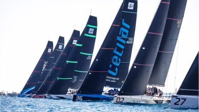 2025 52 Super Series practice race start in Saint-Tropez © Nico Martinez / 52 Super Series