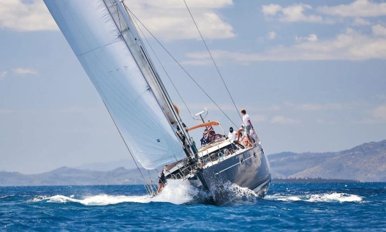 Crazy Horse powering along - The South Pacific Superyacht Rendezvous - photo © Matt Crawford