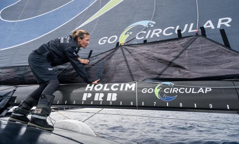 On board Holcim-PRB during The Ocean Race Europe 2025 Leg 3 ©Adrien Nivet / polaRYSE