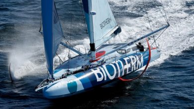 Biotherm during the The Ocean Race Europe start in Kiel, Germany on August 10 ©Lloyd Images / The Ocean Race Europe