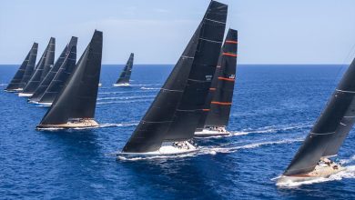 Hot competition - Maxi 1 sets sail - Maxi Yacht Rolex Cup - photo © IMA / Studio Borlenghi