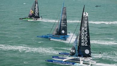 Ultim Maxi Banque Populaire XI, SVR-Lazartigue, Sodebo Ultim 3 © Vincent Curutchet / Alea