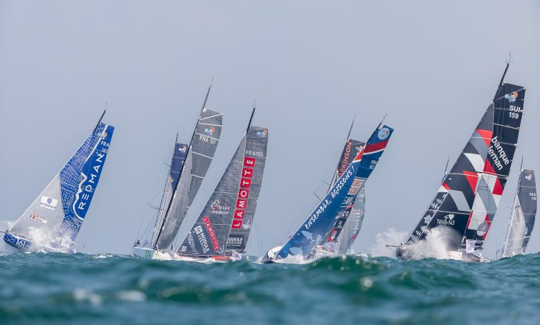 Départ de La CIC Normandy Channel Race 2021, Ouistreham, le 30 mai 2021, Photo © Jean-Marie LIOT