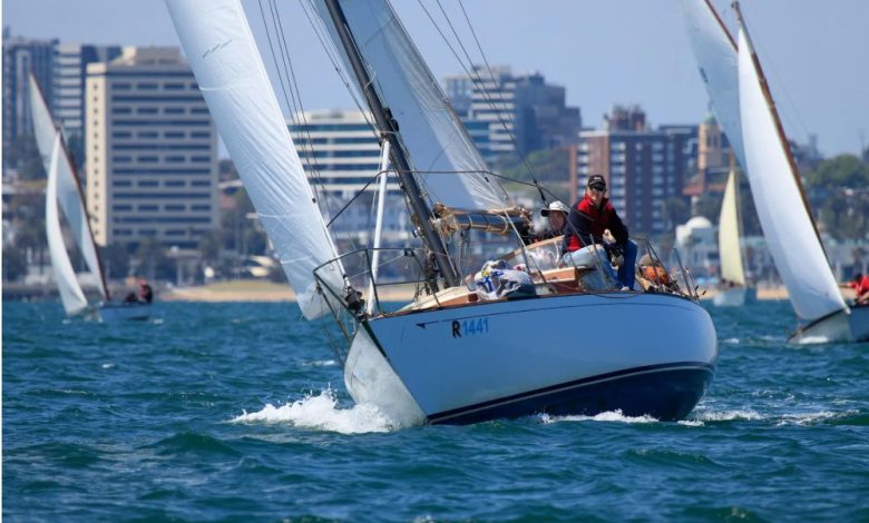Marama, skippered by John Russell-Cook, enjoying some upwind sailing in the light breezes. Currently leading Division 3 with two wins in today's racing - photo © A.J. McKinnon