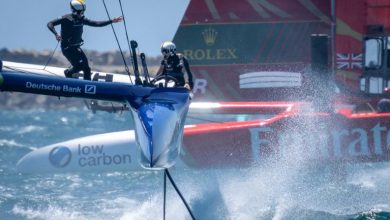 Deutsche Bank Germany - Race Day 2 - Oracle Perth Sail Grand Prix - January 18, 2026 - photo © Samo Vidic/SailGP