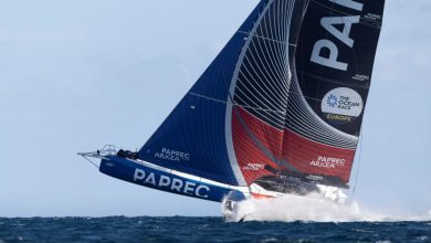 team Paprec Arkea racing with VIP guests during The Ocean Race Europe in Genova, Italy on September 05 - photo © Lloyd Images / The Ocean Race Europe 2025