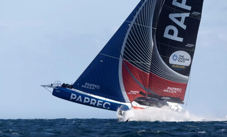 team Paprec Arkea racing with VIP guests during The Ocean Race Europe in Genova, Italy on September 05 - photo © Lloyd Images / The Ocean Race Europe 2025