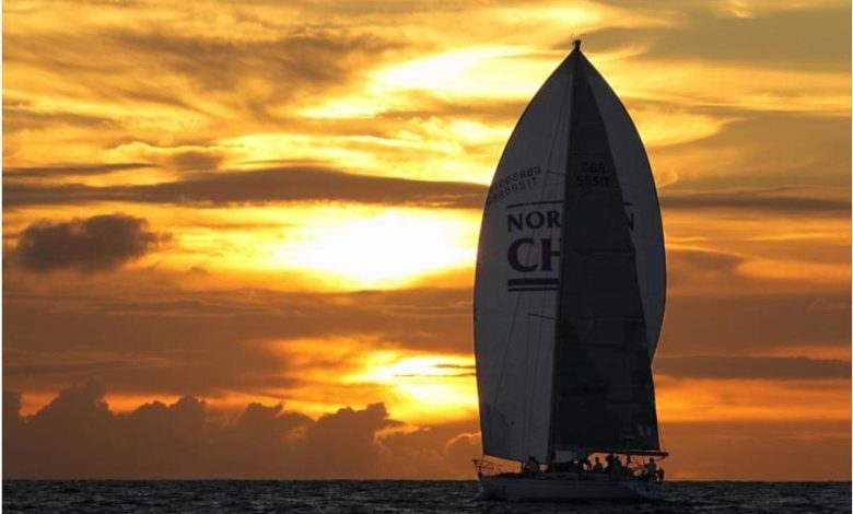 RORC Caribbean 600, 2012. Northern Child sailing into the Sunset - photo © Tim Wright / Photoaction.com
