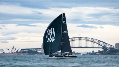 Super 40 Revolver competing alongside the TP52s in October - photo © Nic Douglass for @sailorgirlhq
