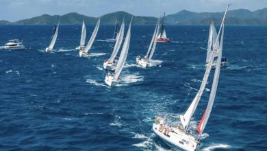 Bareboat fleet at BVI Spring Regatta 2025 - photo © Caribbean Sailing Association