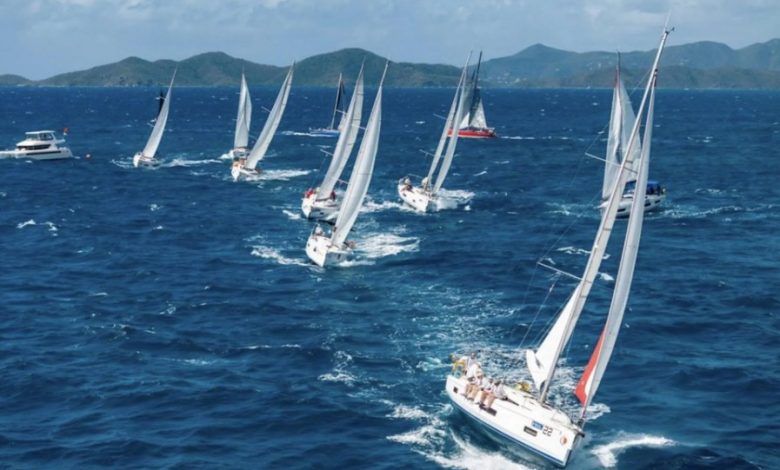 Bareboat fleet at BVI Spring Regatta 2025 - photo © Caribbean Sailing Association