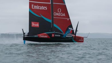 First day foiling since Barcelona - Emirates Team New Zealand - AC75 Taihoro - Auckland - March 13, 2026 - photo © Hamish Hooper / Emirates Team New Zealand