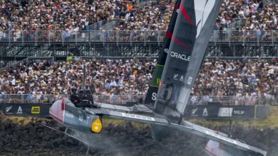 Switzerland SailGP Team in action on Race Day 2- Rolex SailGP 2025 Championship ITM New Zealand Sail Grand Prix in Auckland, New Zealand.- January 19, 2025 - photo © Ricardo Pinto/SailGP