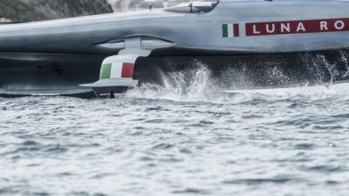 Luna Rossa (ITA) launches and tow tests - Cagliari, Sardinia - May 20, 2026 - photo © Luna Rossa Recon