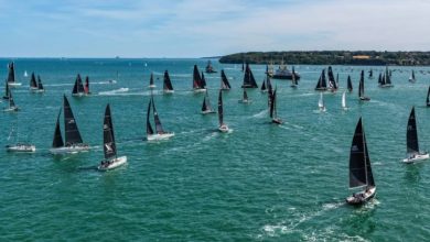A Solent panorama on Day 1 at North Sails Cowes Week - photo © Cowes Week / Martin Allen