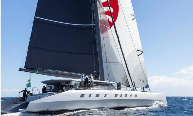 Adrian Keller's 84ft catamaran Allegra won the first multihull event at the Maxi Yacht Rolex Cup in 2024 - photo © IMA / Studio Borlenghi